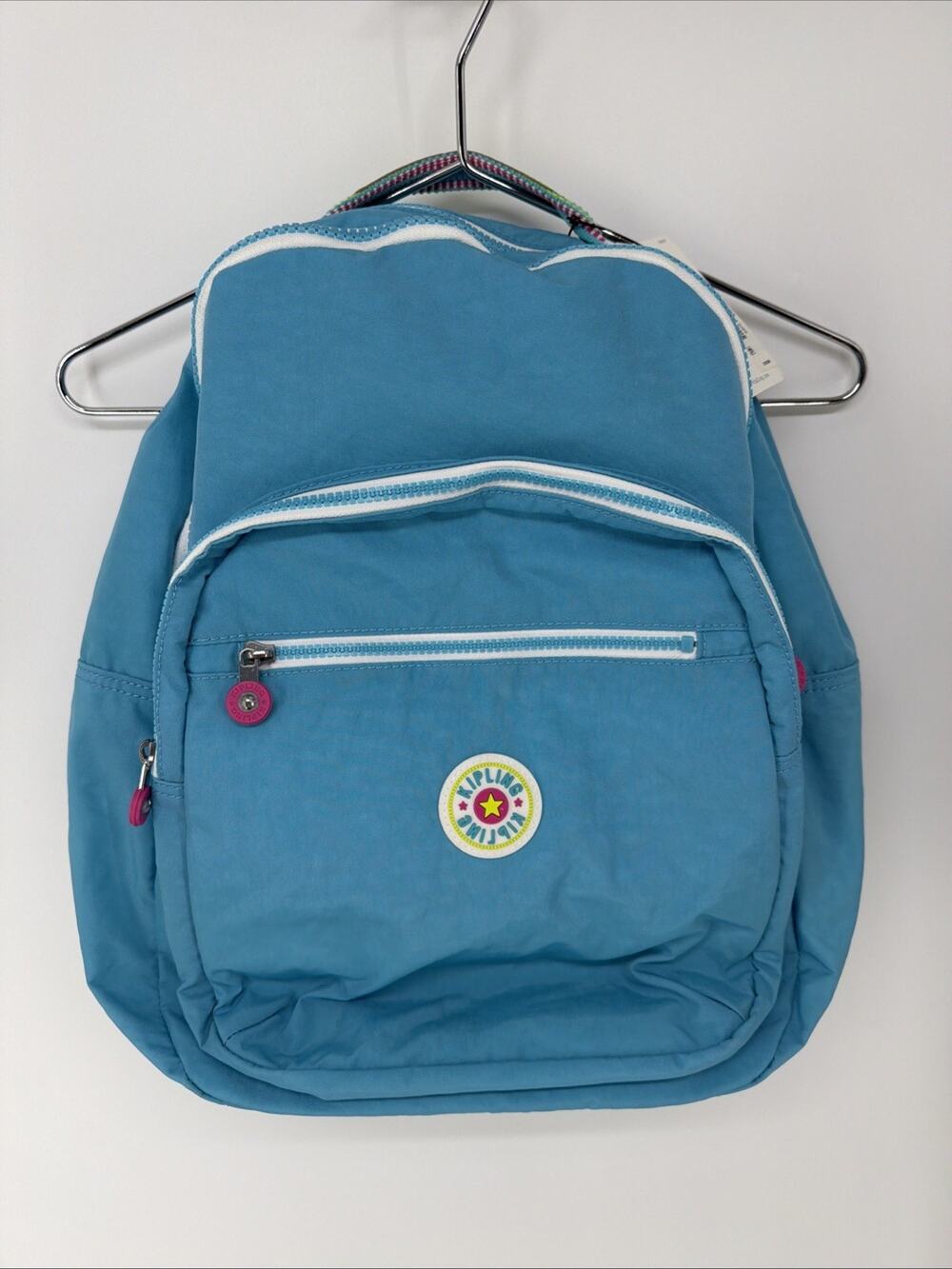 NWT Kipling Seoul Extra Large 17" Backpack, Fresh Aqua Turquoise